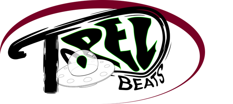 Topel Beats logotyp, röd